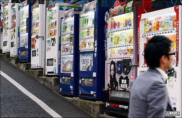 О торговых автоматах в Японии