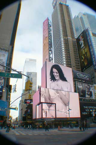Светодиодные рекламные экраны в Нью-Йорке