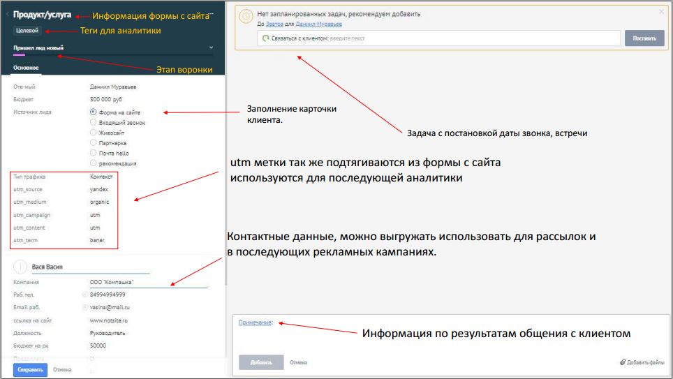 Полезности CRM системы