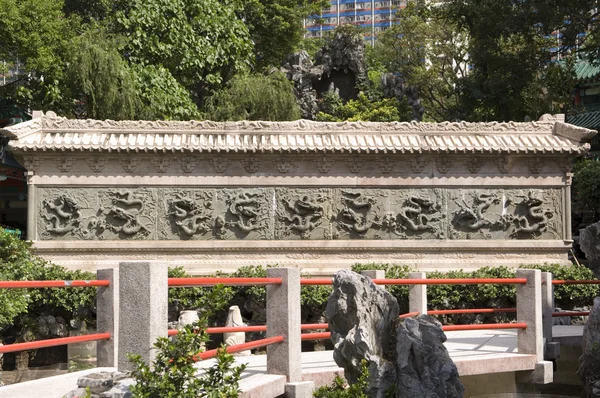 Девять стен дракона sik sik yuen wong tai религия храма греха большая бессмертная wong молитва Кау cim insence — стоковое фото